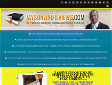 Tablet Screenshot of jaysonlinereviews.com